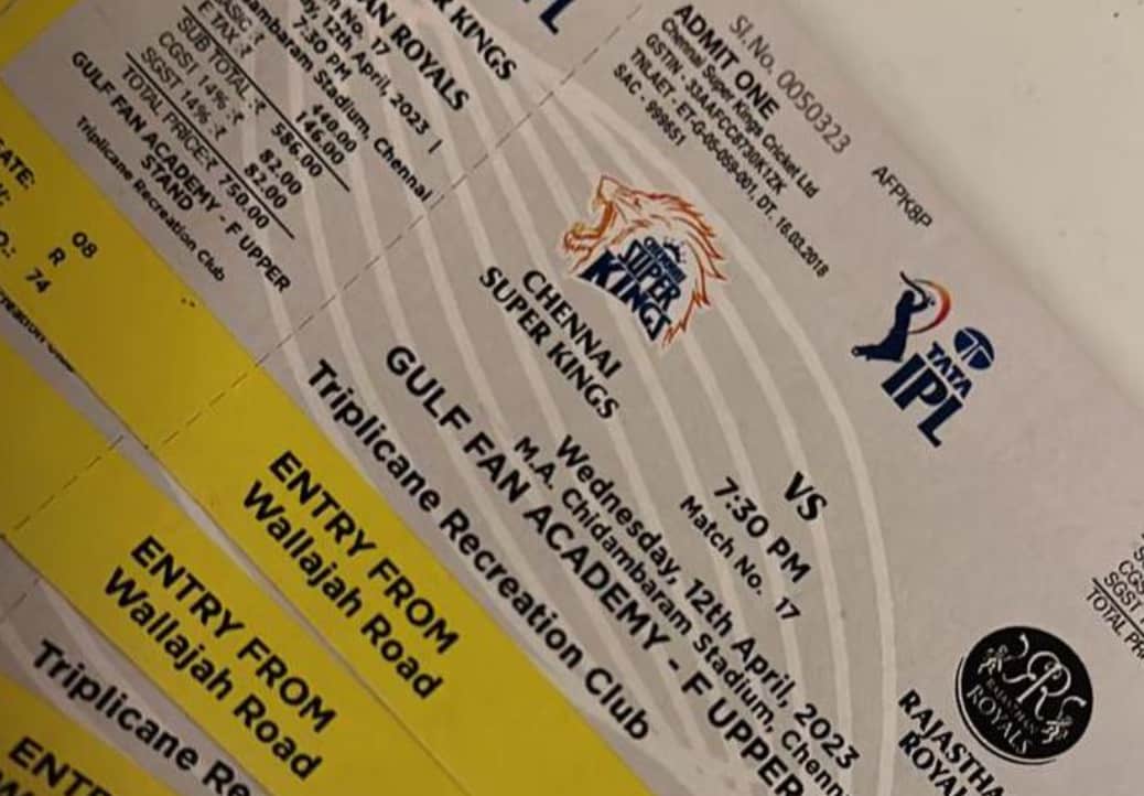 CSK Tickets 2026