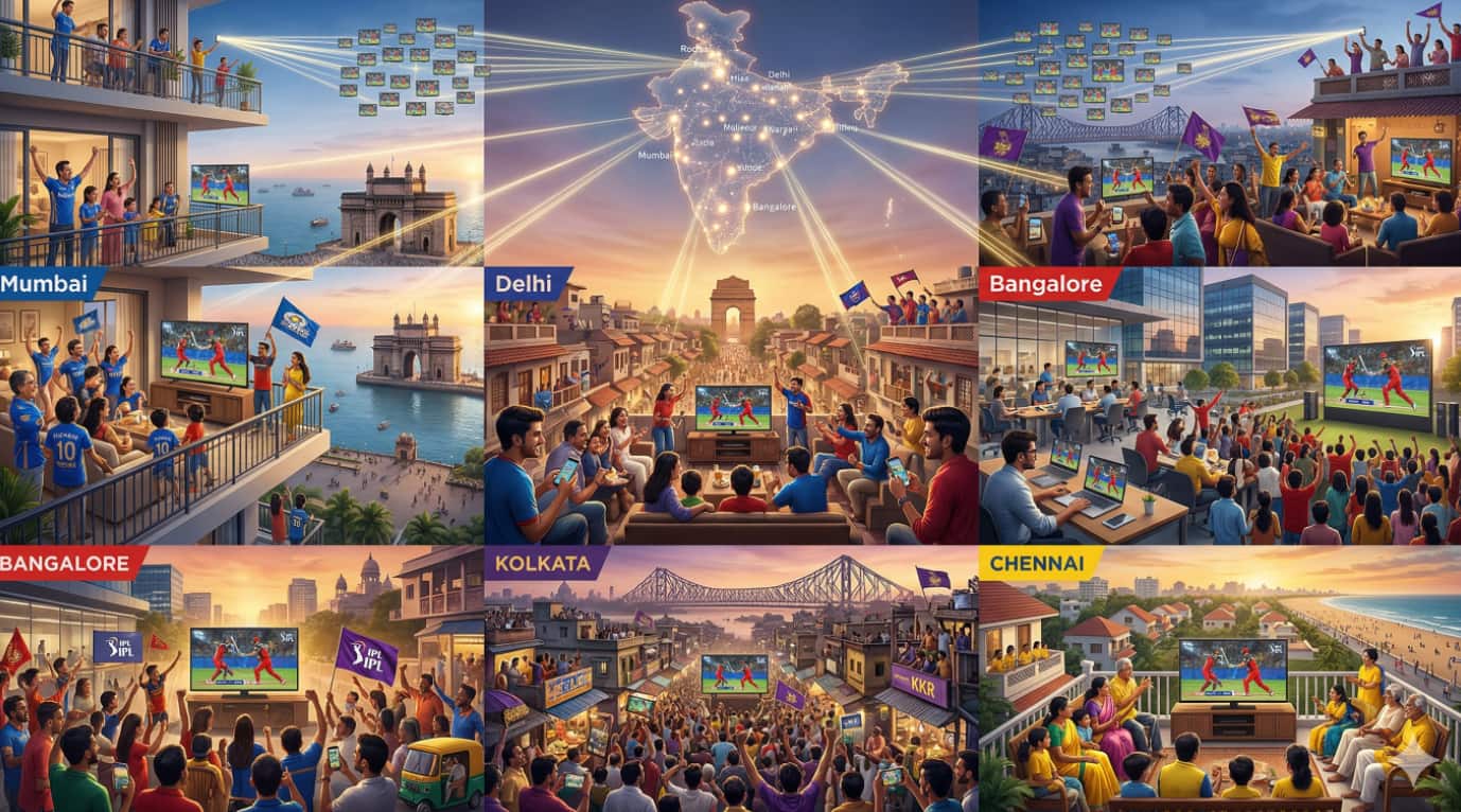 IPL Viewership by City